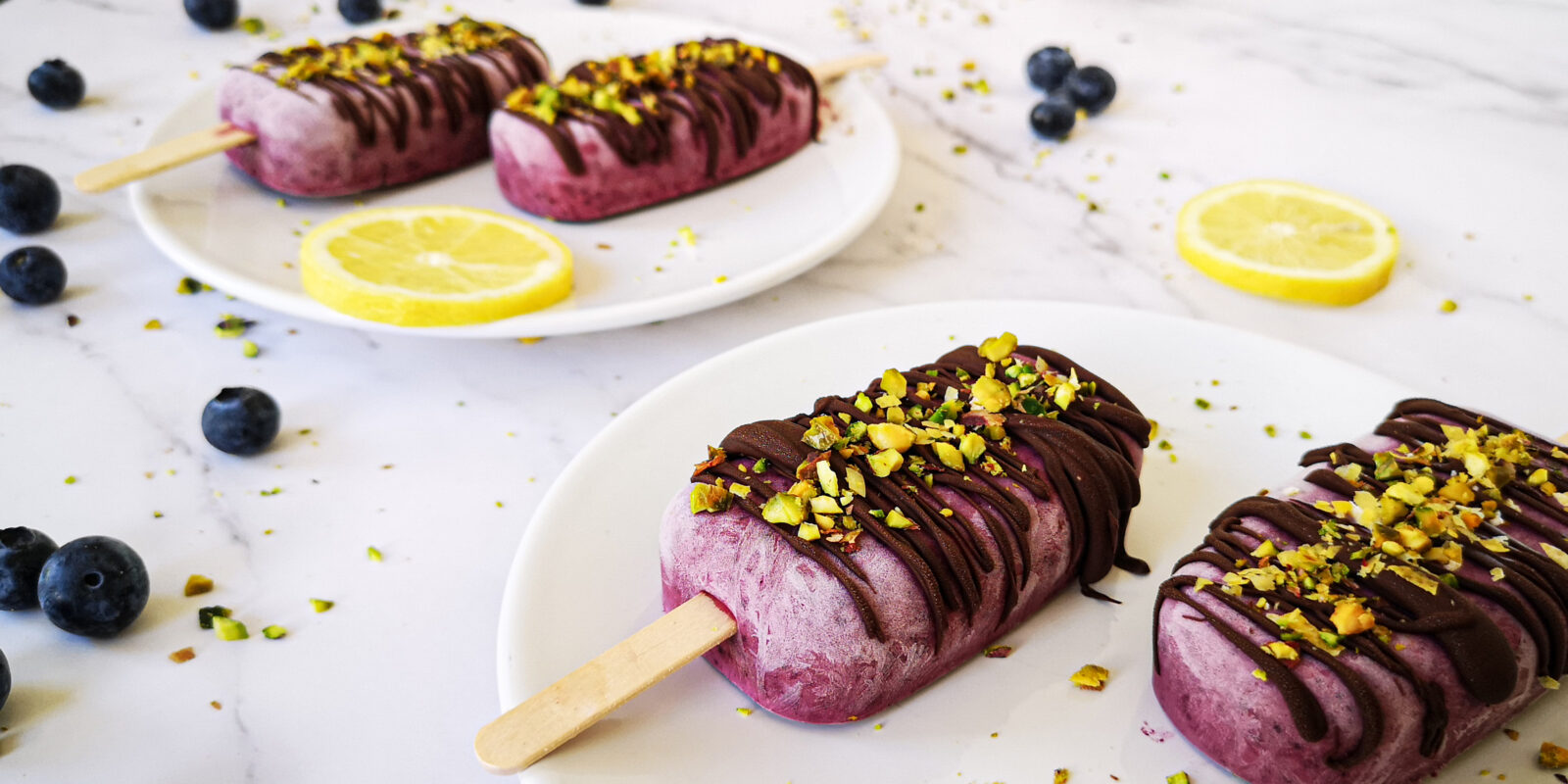 Avocado Blueberry Popsicles