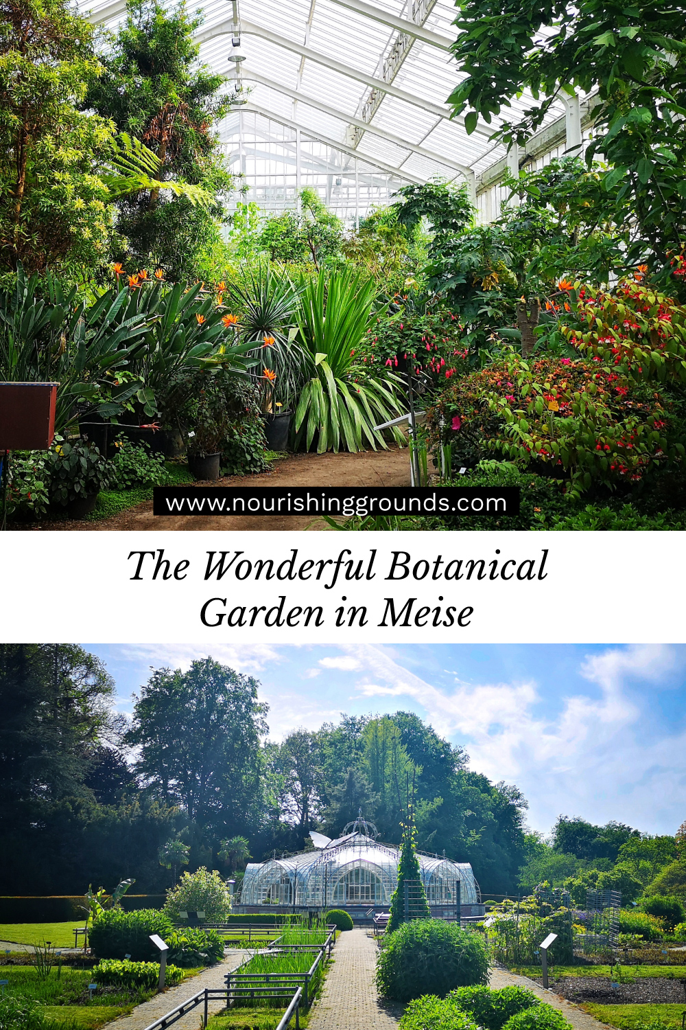 the wonderful botanical garden in Meise